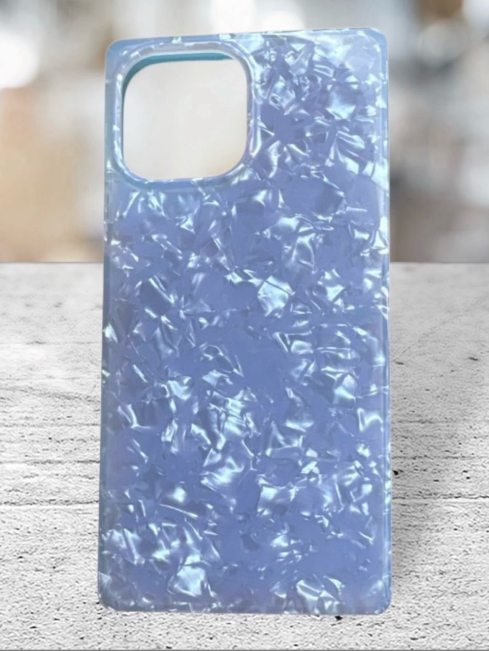 Blue Pearl Pattern Phone Case - Compatible Protective Cover